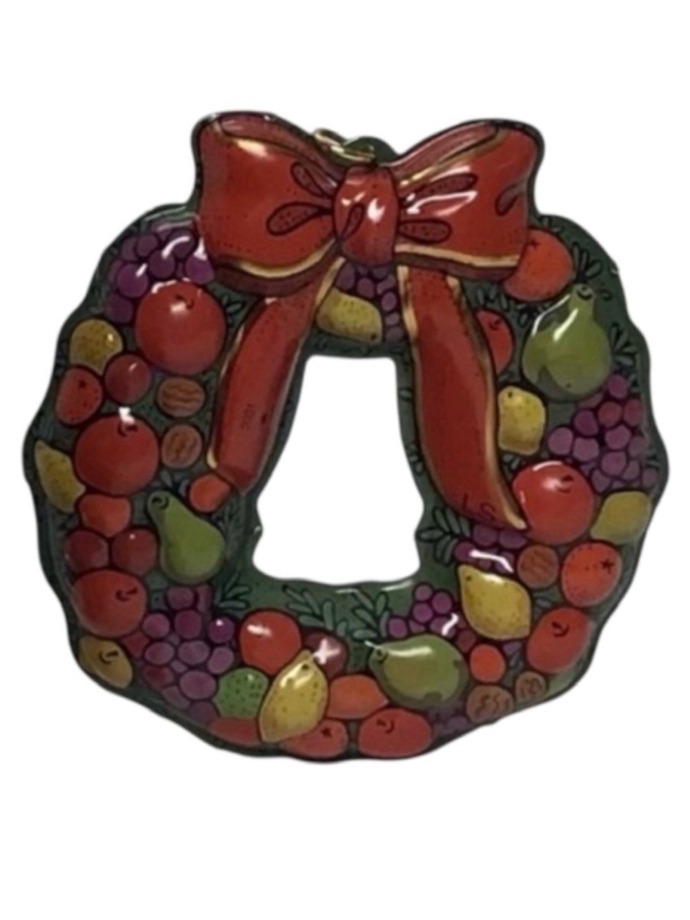Hallmark 2001 “Wreath of Evergreens” Christmas Ornament